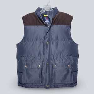 Brooks Brothers Navy and Brown Vest